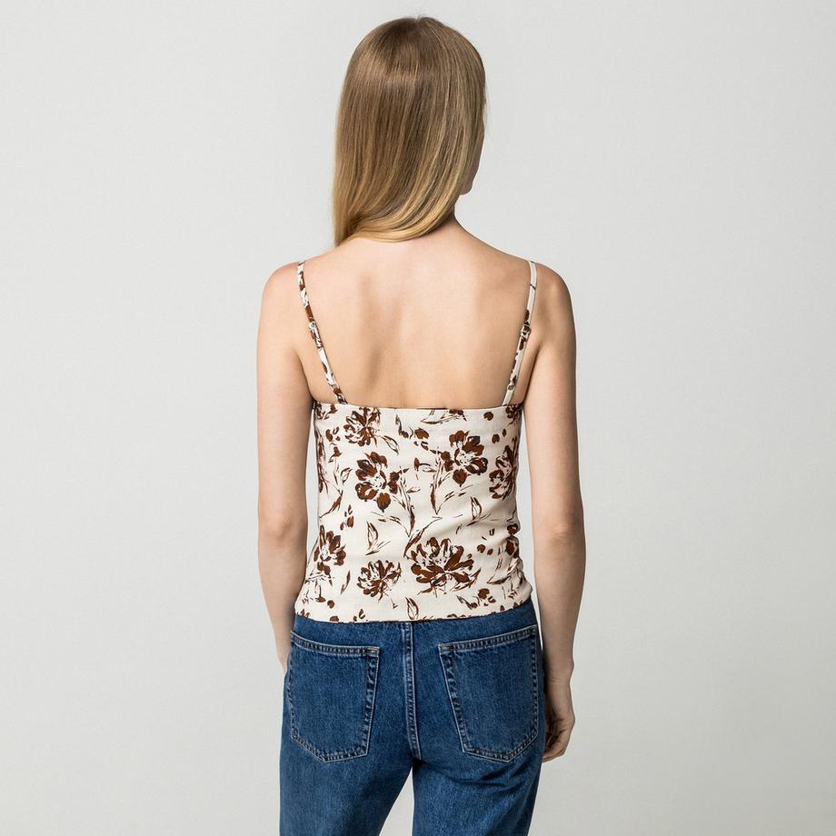 Manor Woman Top Camisole Imprimé Floral  