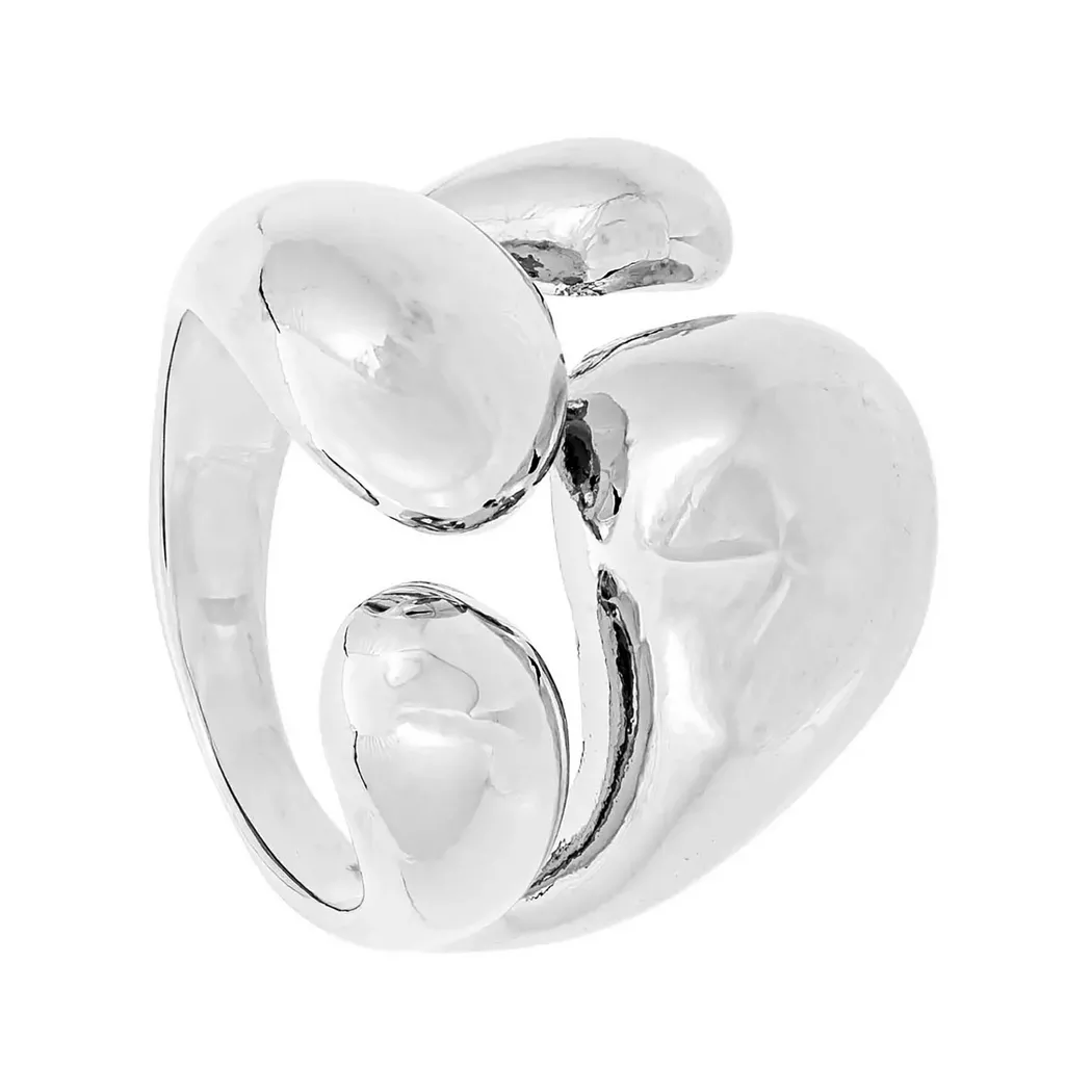 Bijou Brigitte - Ring, Metallgrau 2