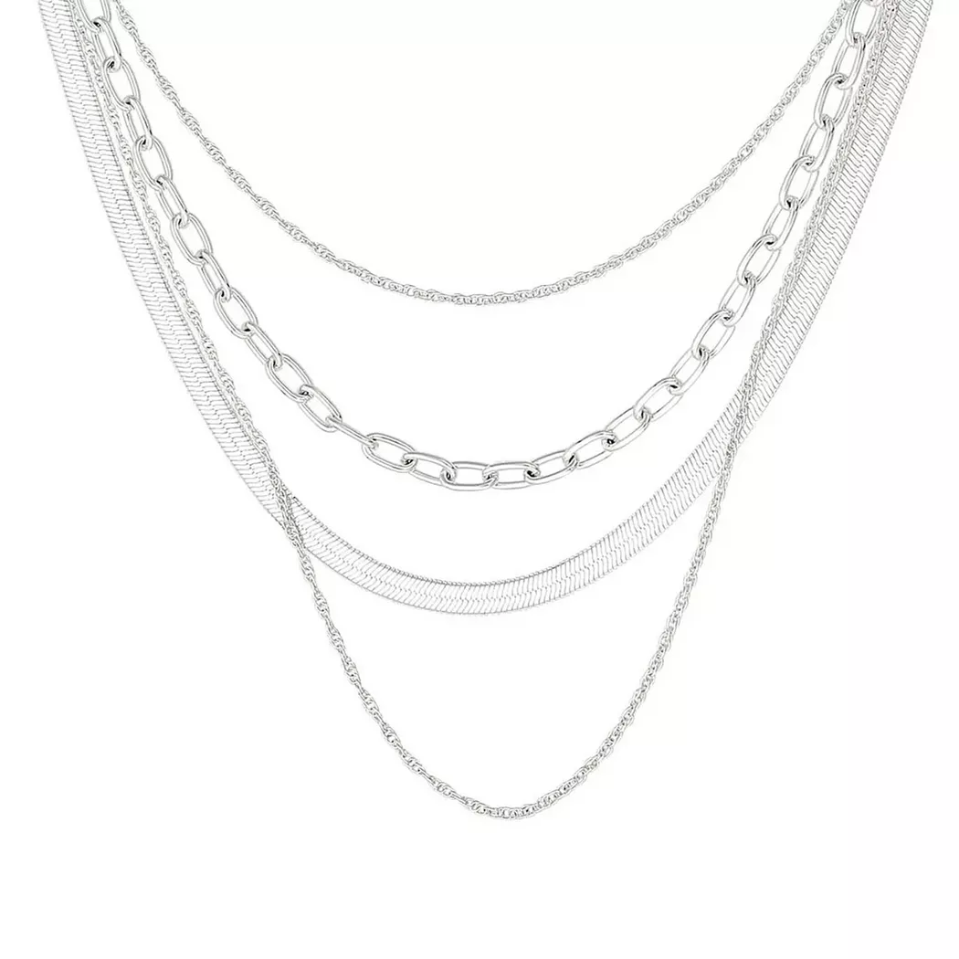 Bijou Brigitte - Halskette, Metallgrau 2
