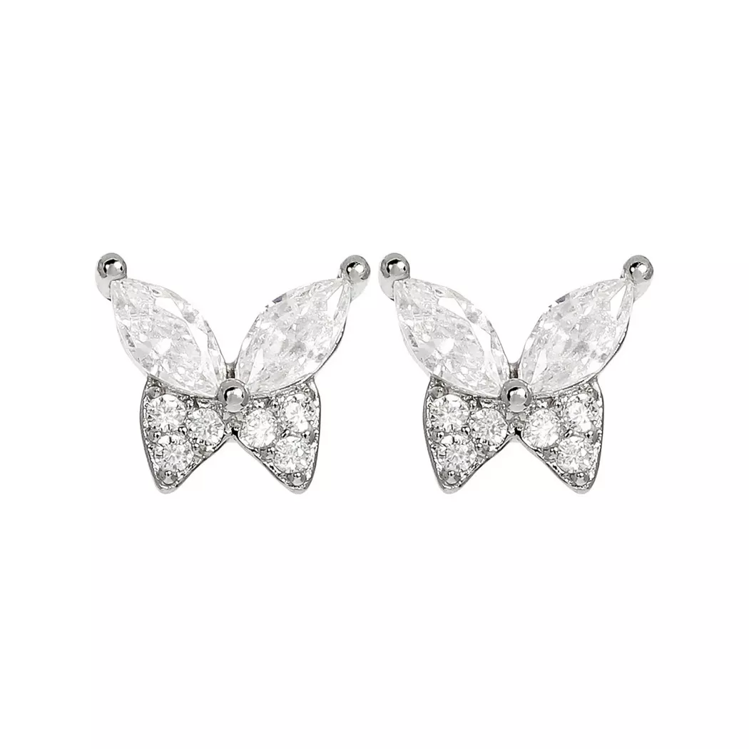 Bijou Brigitte - Ohrringe, Metallgrau 2