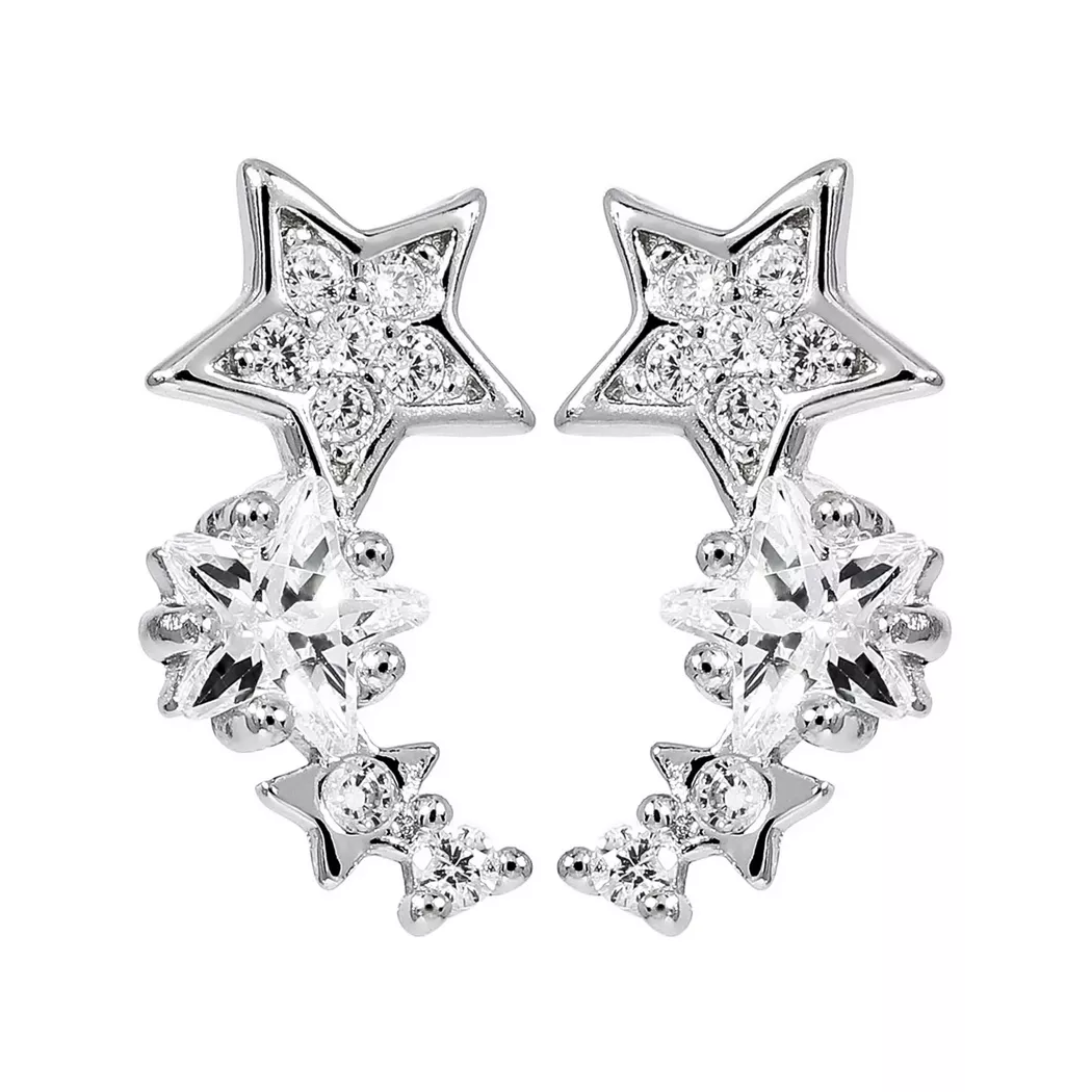 Bijou Brigitte - Ohrringe, Metallgrau 3