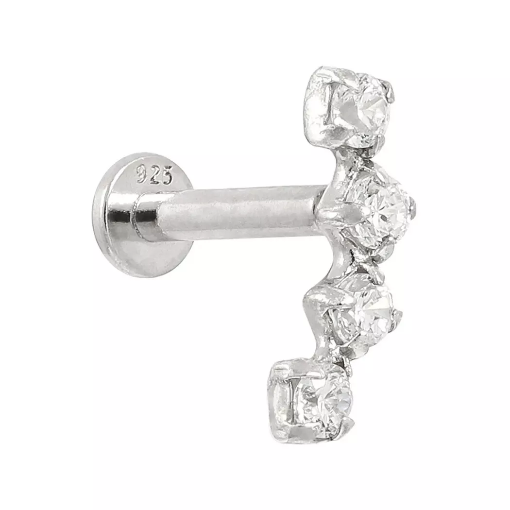 Bijou Brigitte - Ohrringe, Metallgrau 8