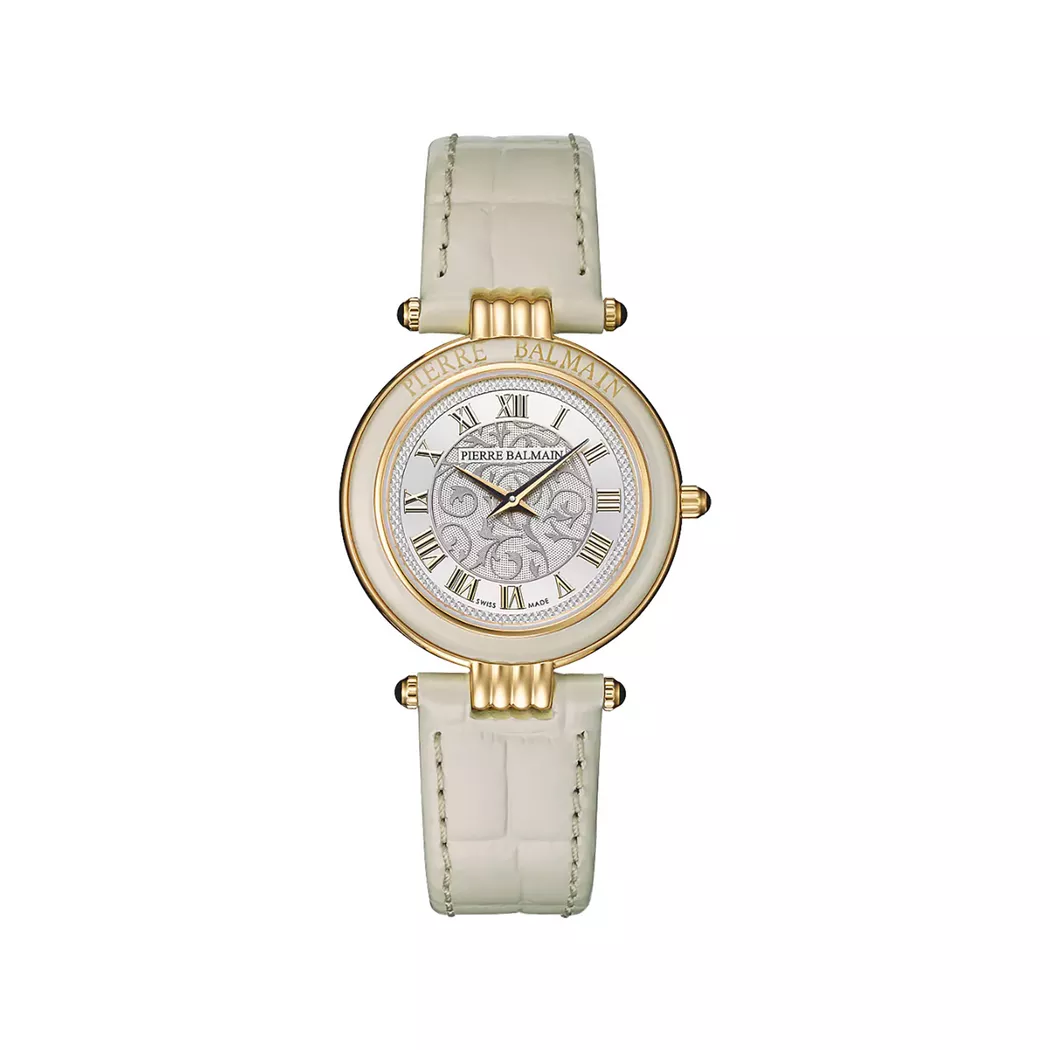 Balmain - Analoguhr, "Haute Elegance ""Vintage""", 30mm, Weiss
