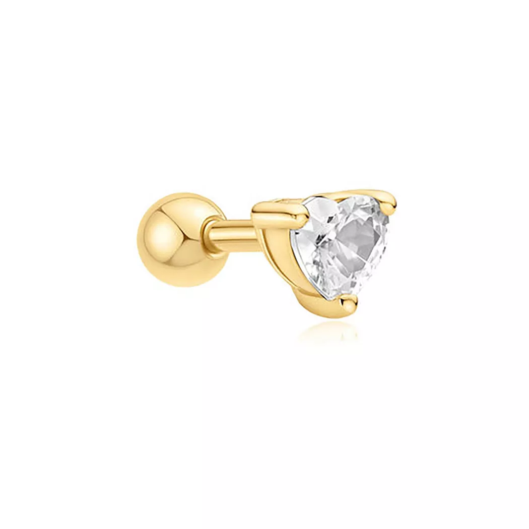 ANIA HAIE - Einzelohrstecker, Ear Edit, One Size, Goldfarben