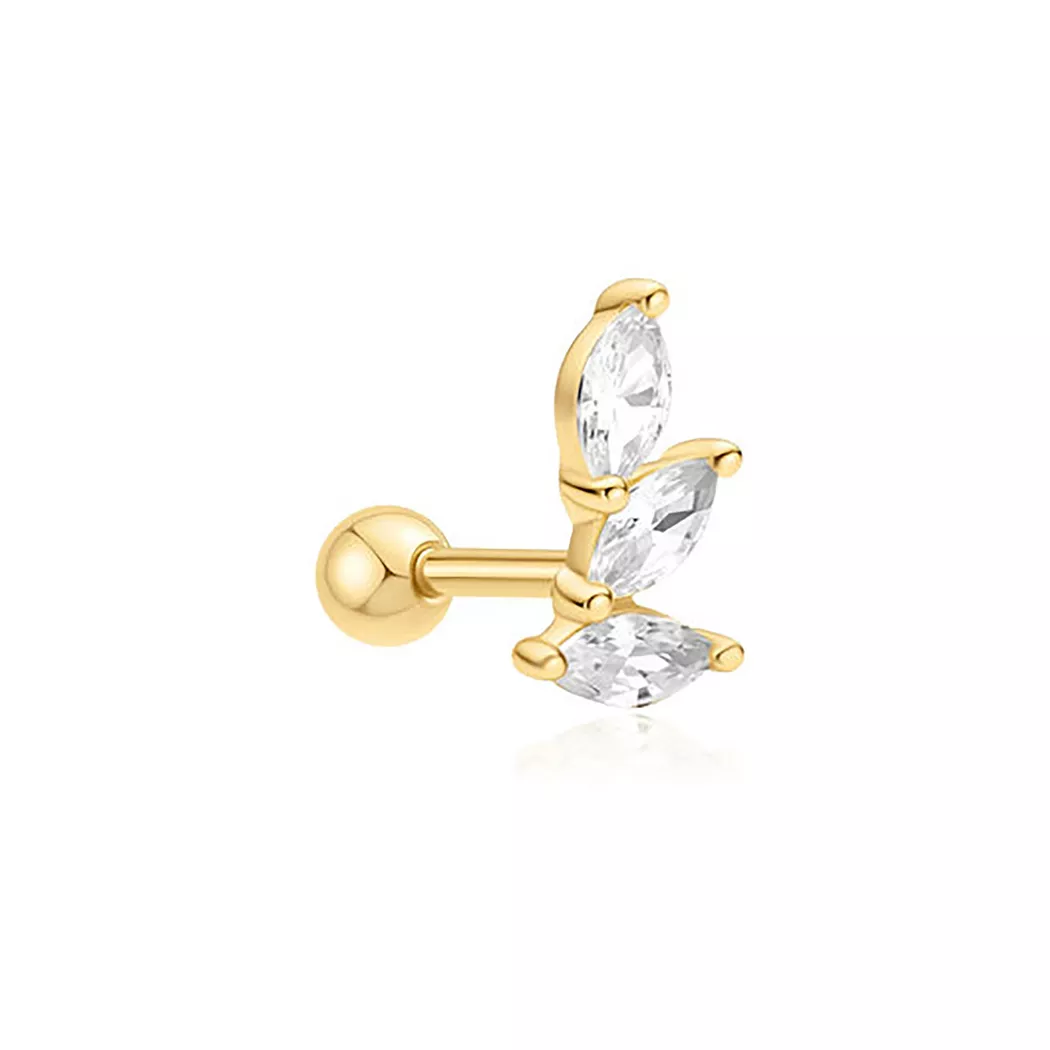 ANIA HAIE - Einzelohrstecker, Ear Edit, One Size, Goldfarben 2
