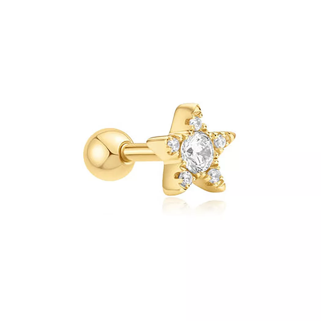 ANIA HAIE - Einzelohrstecker, Ear Edit, One Size, Goldfarben 6