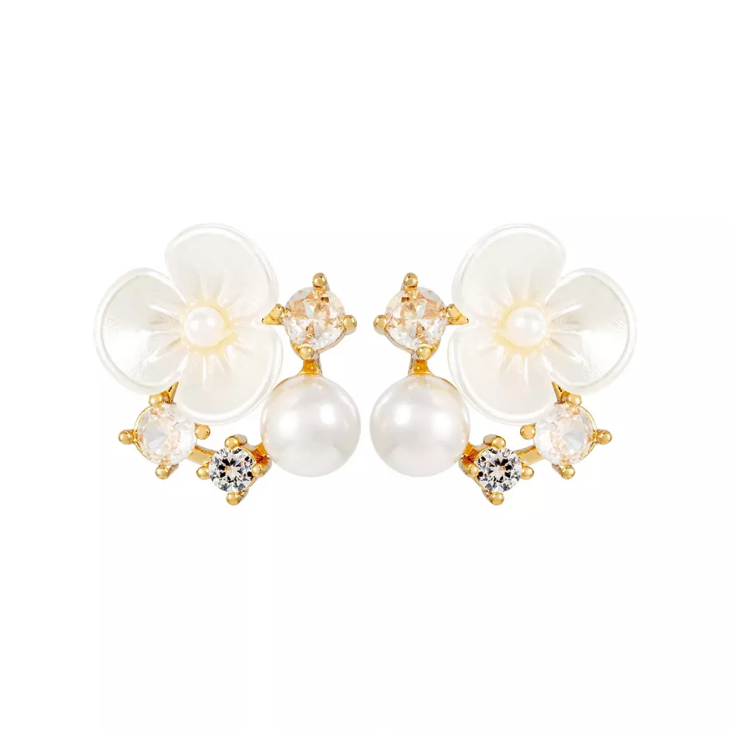 Bijou Brigitte - Ohrringe, Weiss 2