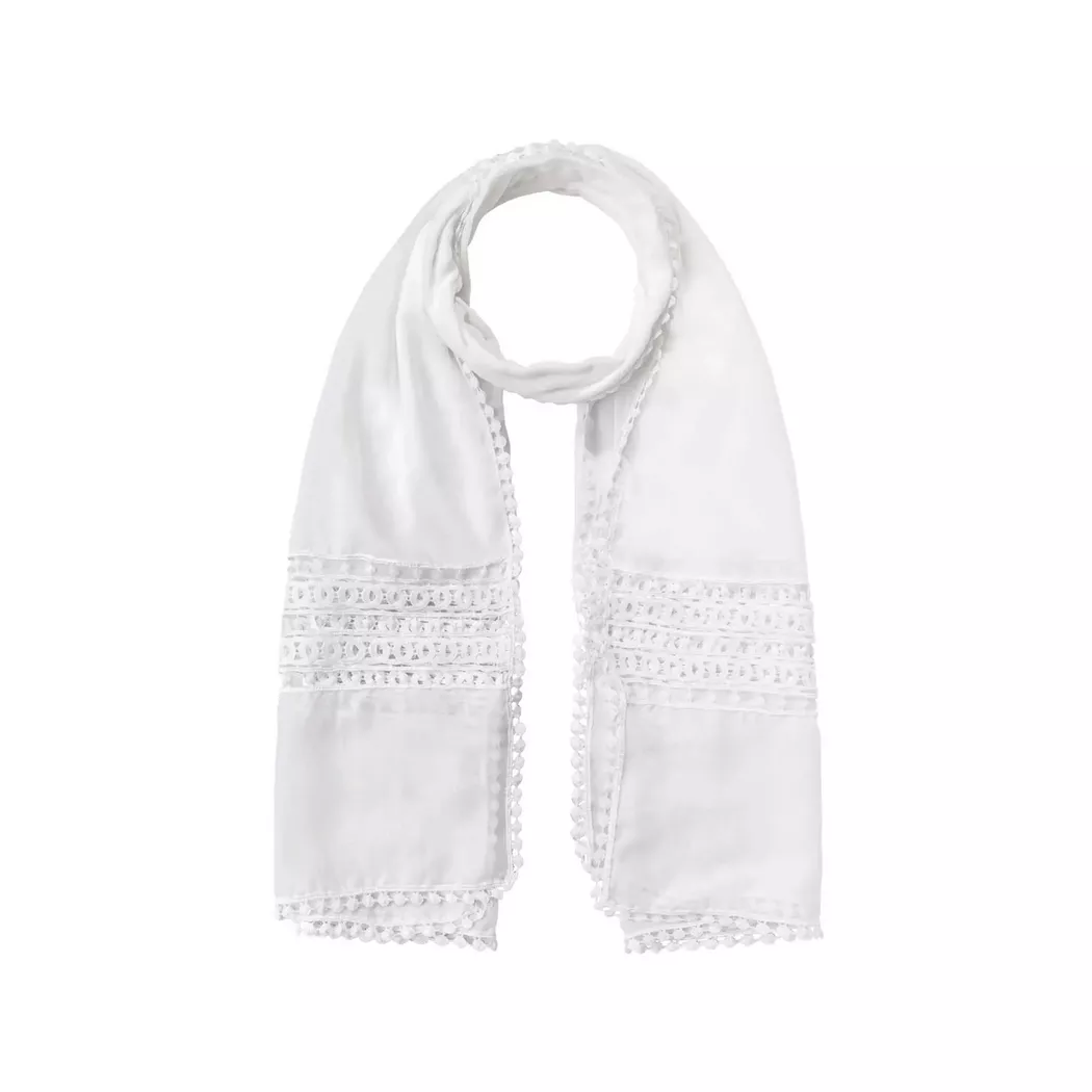 Bijou Brigitte - Halstuch, für Damen, Weiss, Größe