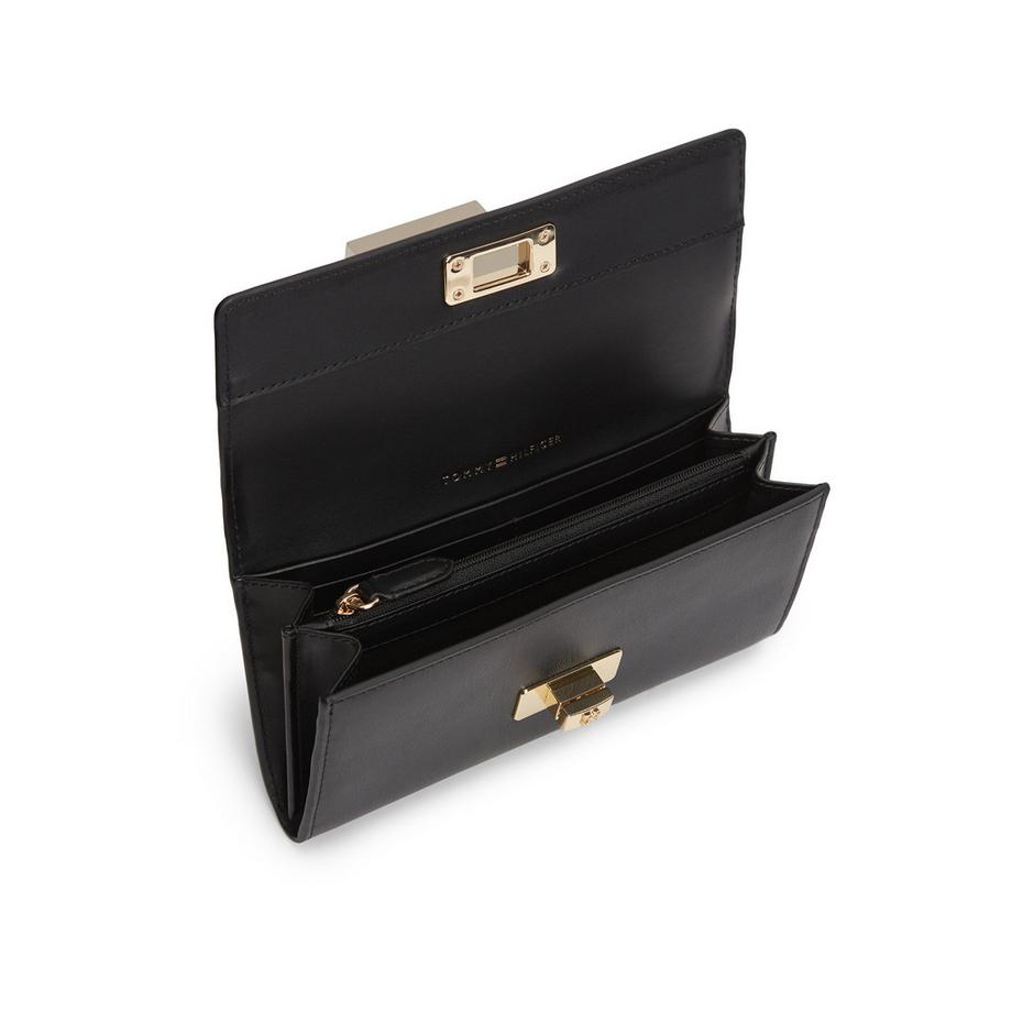 TOMMY HILFIGER TH MODERN Portemonnaie mit goldfarbenem Verschluss  