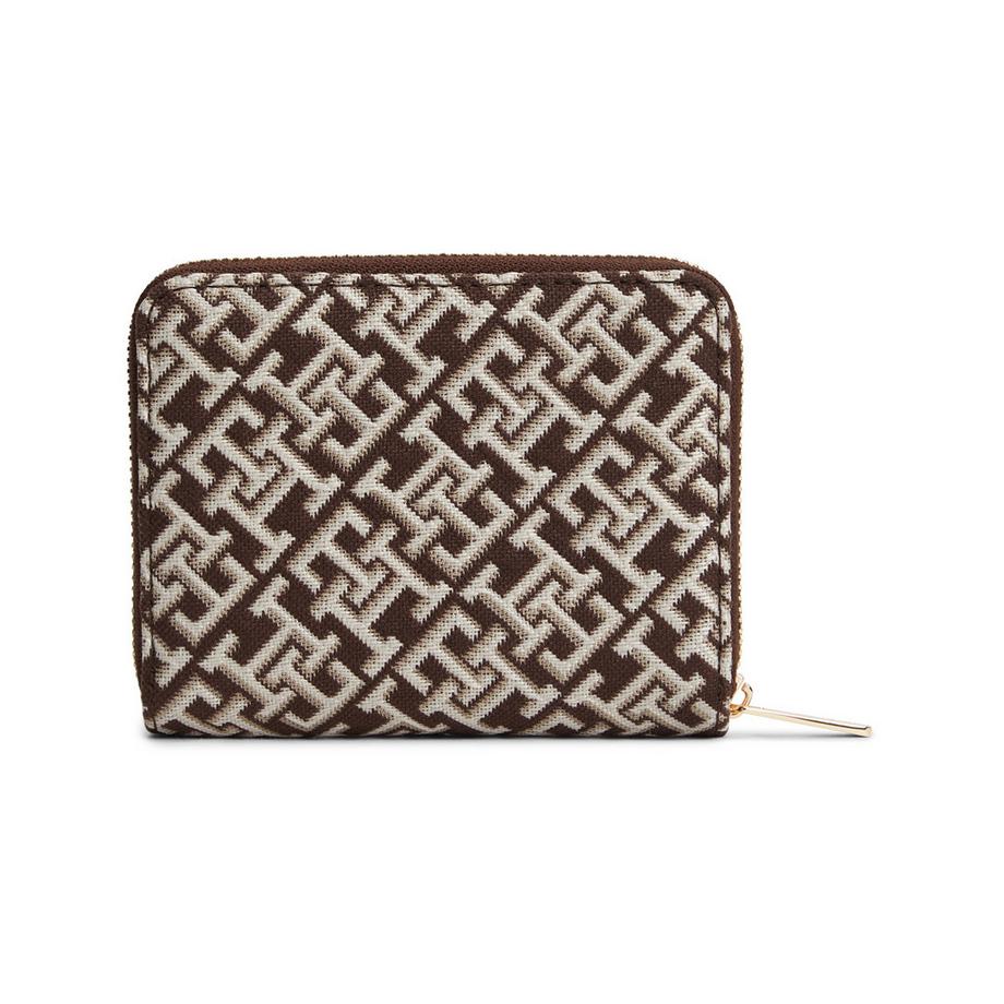 TOMMY HILFIGER TH ICON Monogramm Reissverschluss Portemonnaie  