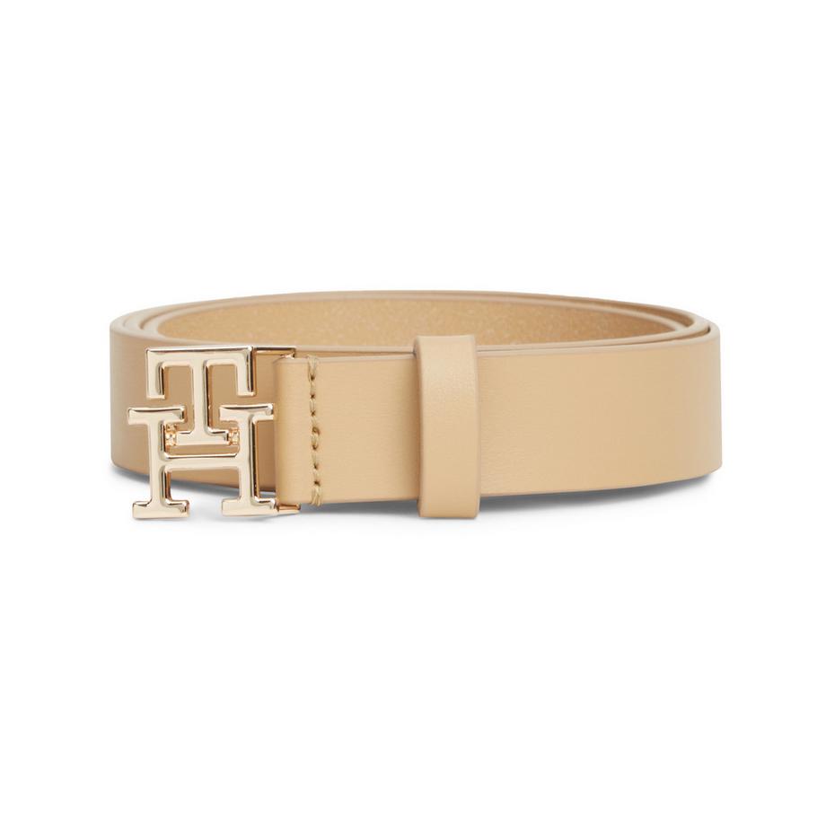 TOMMY HILFIGER Ceinture en Cuir Boucle Monogramme  