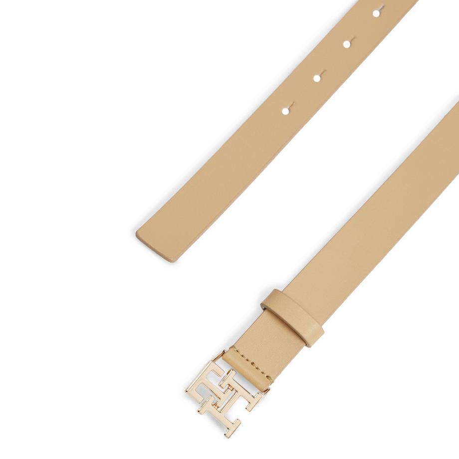 TOMMY HILFIGER Ceinture en Cuir Boucle Monogramme  