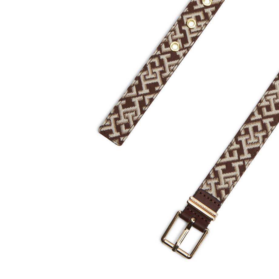 TOMMY HILFIGER TH SQUARE Monogramm Gürtel  