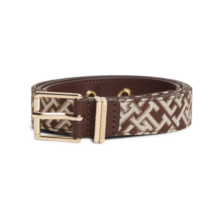 TOMMY HILFIGER TH SQUARE Monogramm Gürtel  
