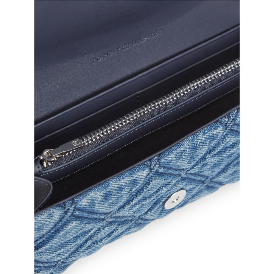 TOMMY HILFIGER TH FEMININE Gesteppte Denim Mini Bag  