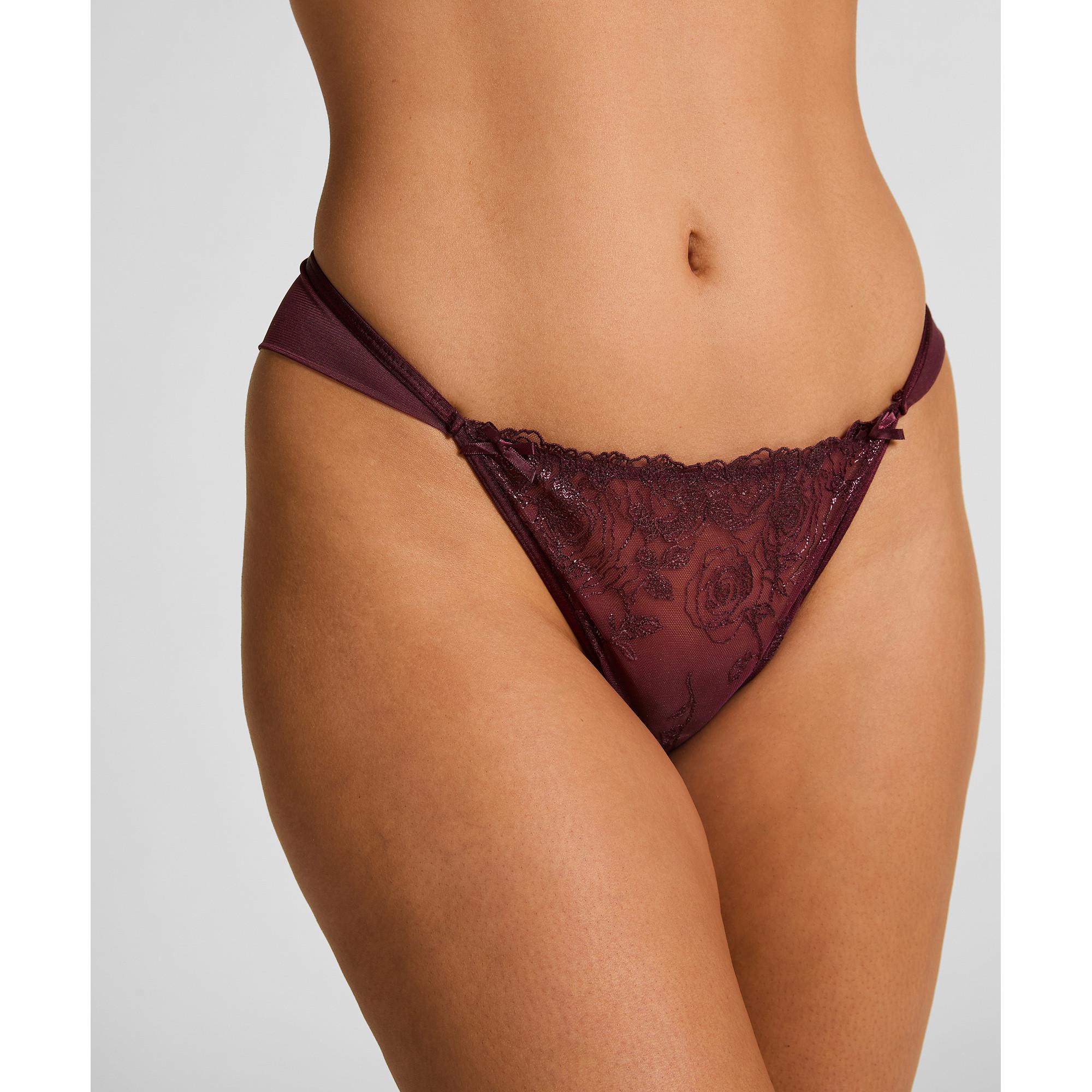 Hunkemöller Slip Cheekini Tai Fleurs Maille  