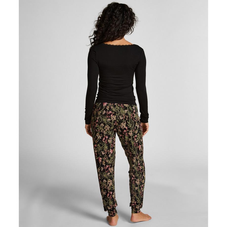 Hunkemöller Panty Pantalon de Jogging à Motif Floral  