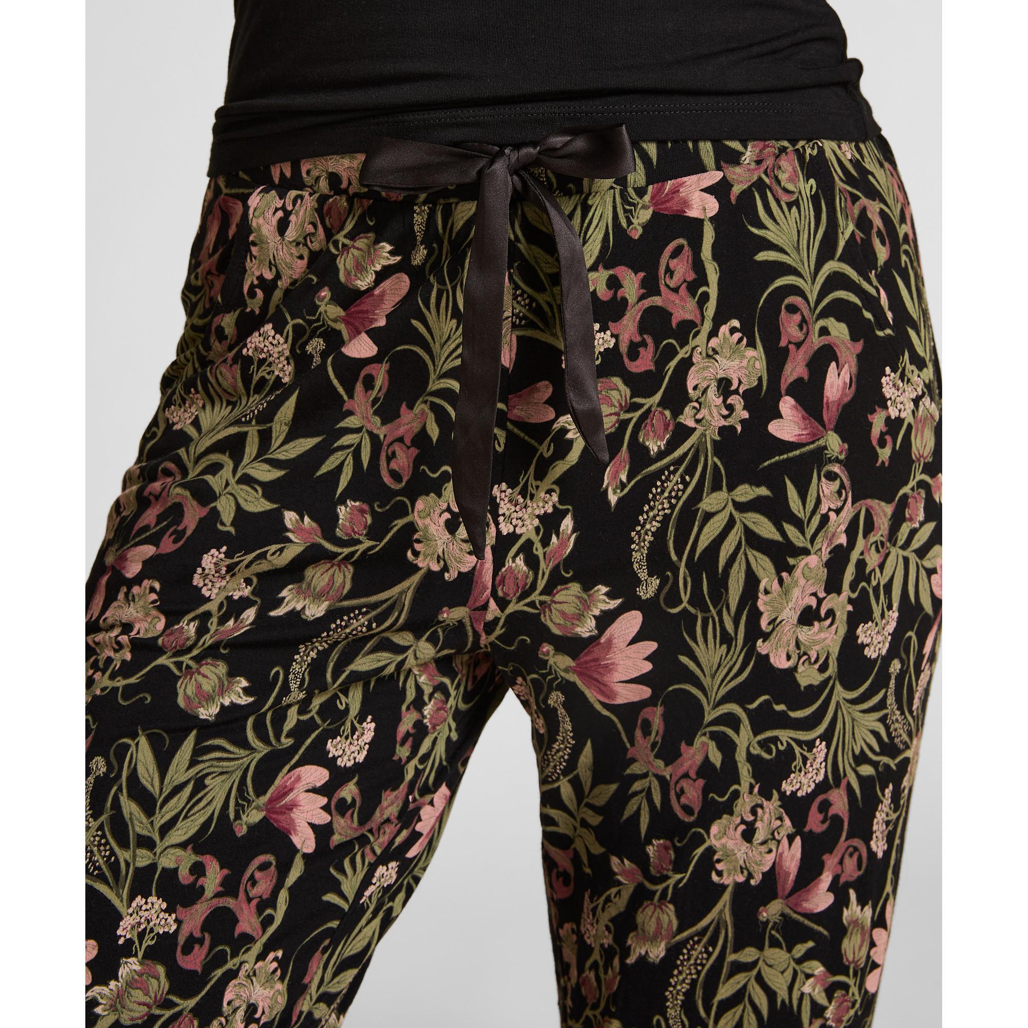 Hunkemöller Panty Joggerhose mit Blumenmuster  