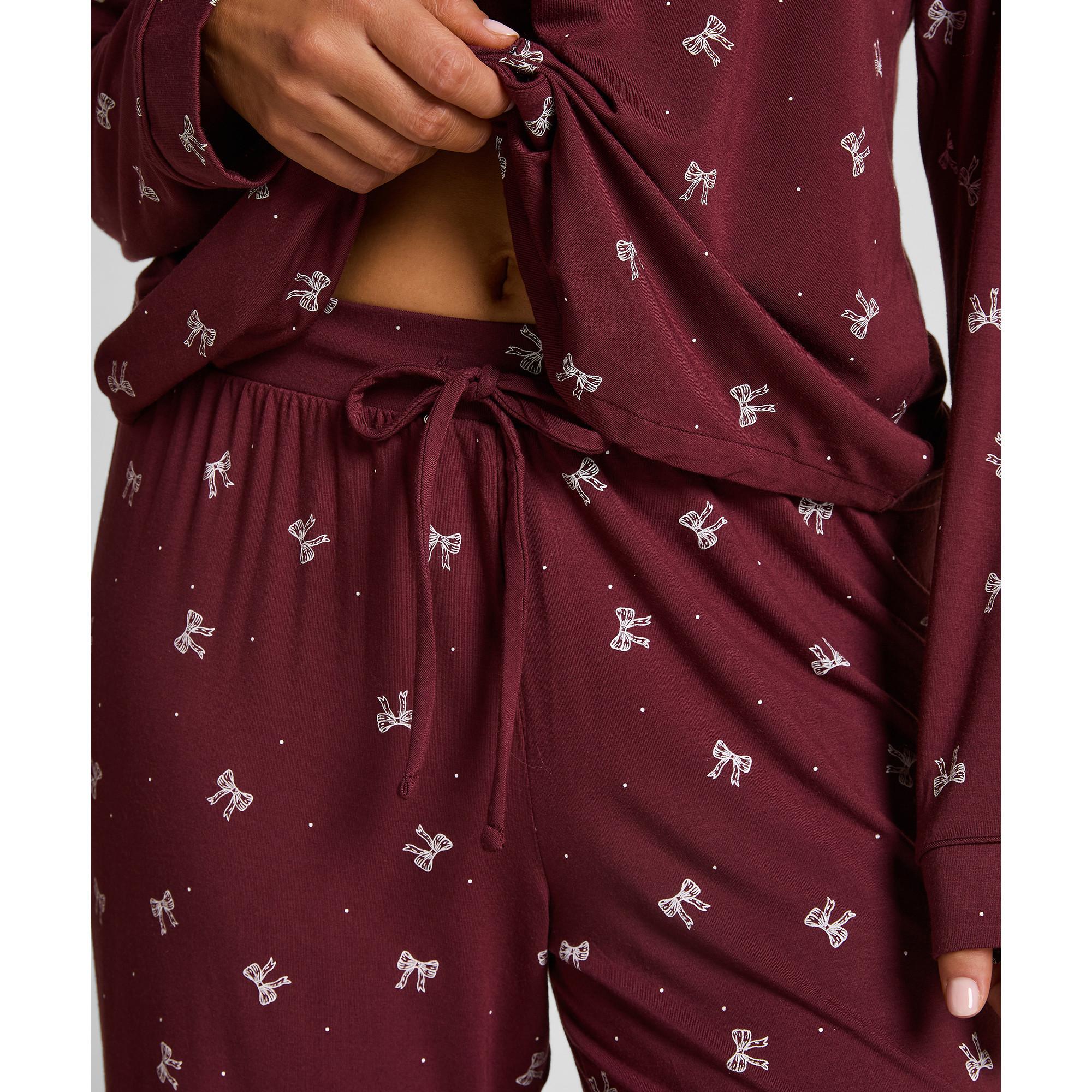 Hunkemöller Ensemble de pyjama imprimé noeuds  