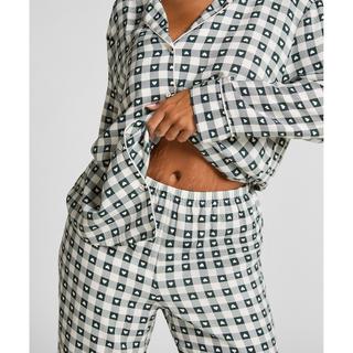 Hunkemöller Ensemble Pyjama Sergé Manches Longues  