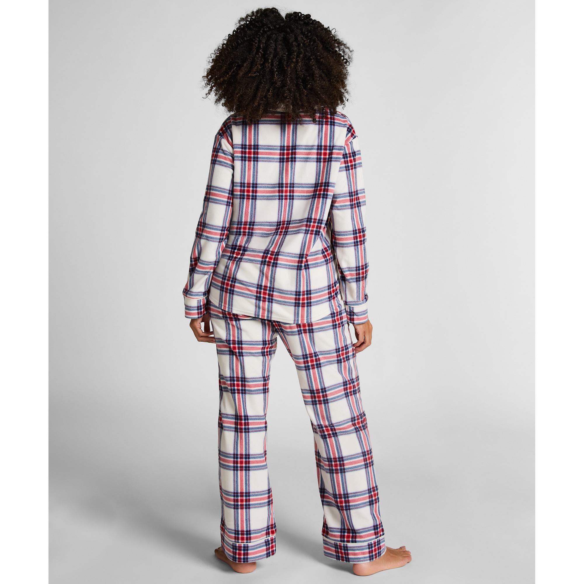 Hunkemöller Pigiama Set Maniche Lunghe Quadri  