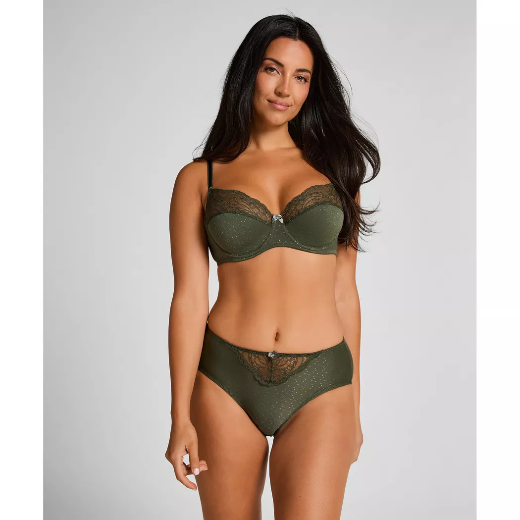 Hunkemöller - Tai Slip, für Damen, Grün, Größe XL