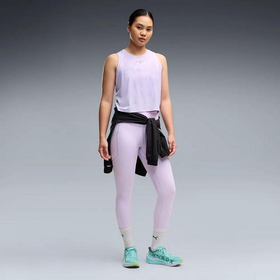 PUMA W PUMA x HYROX CLOUDSPUN THERMOADAPT CROP TANK Débardeur 