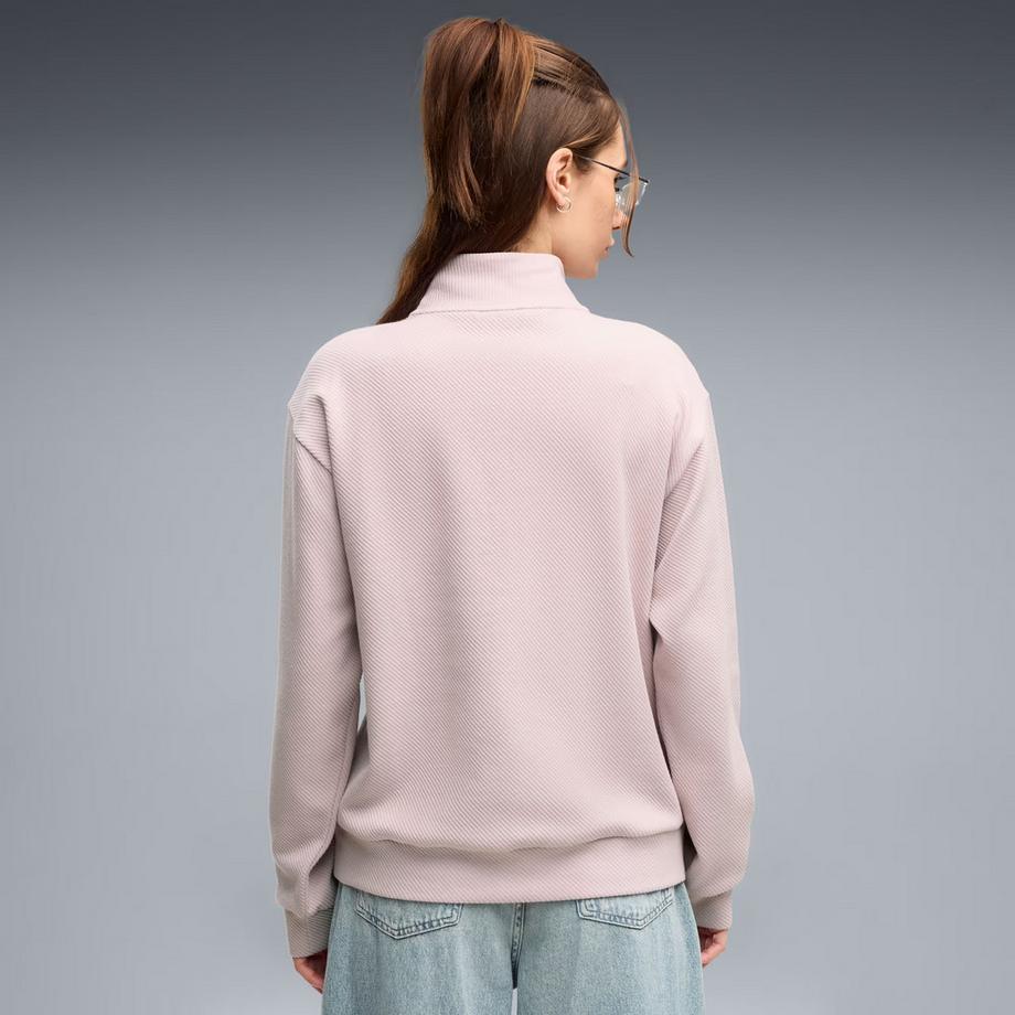 PUMA ESS ELEVATED Standard Half-Zip Sweat-shirt 