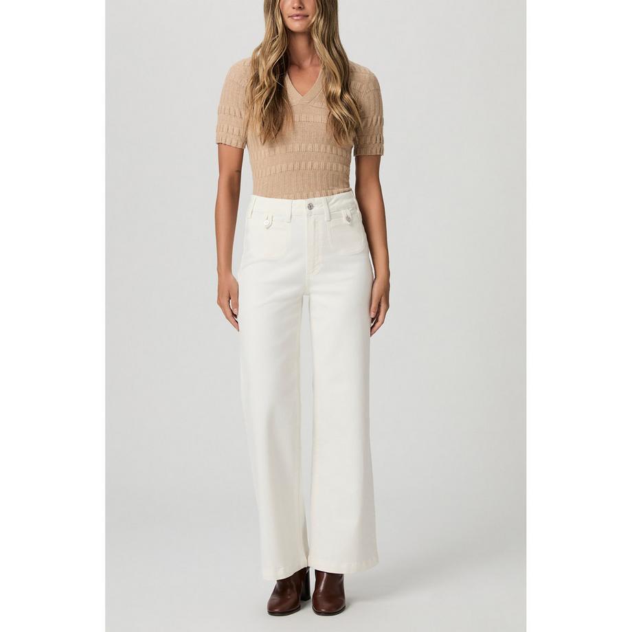 PAIGE High Waist Straight Leg Relaxed Fit Jeans  