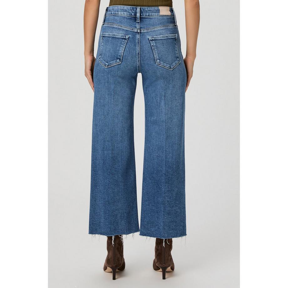 PAIGE High Rise Straight Leg Jeans  