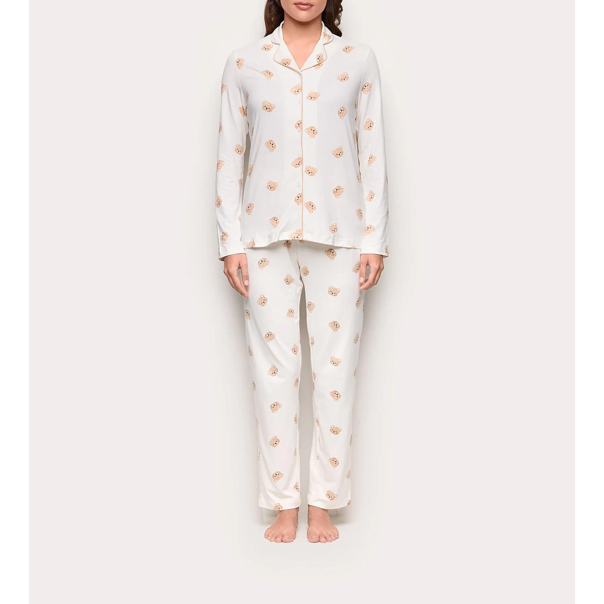 Yamamay Pigiama Lungo Stampa Orsetto  