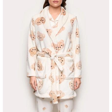 Yamamay Peignoir Imprimé Ours en Peluche  