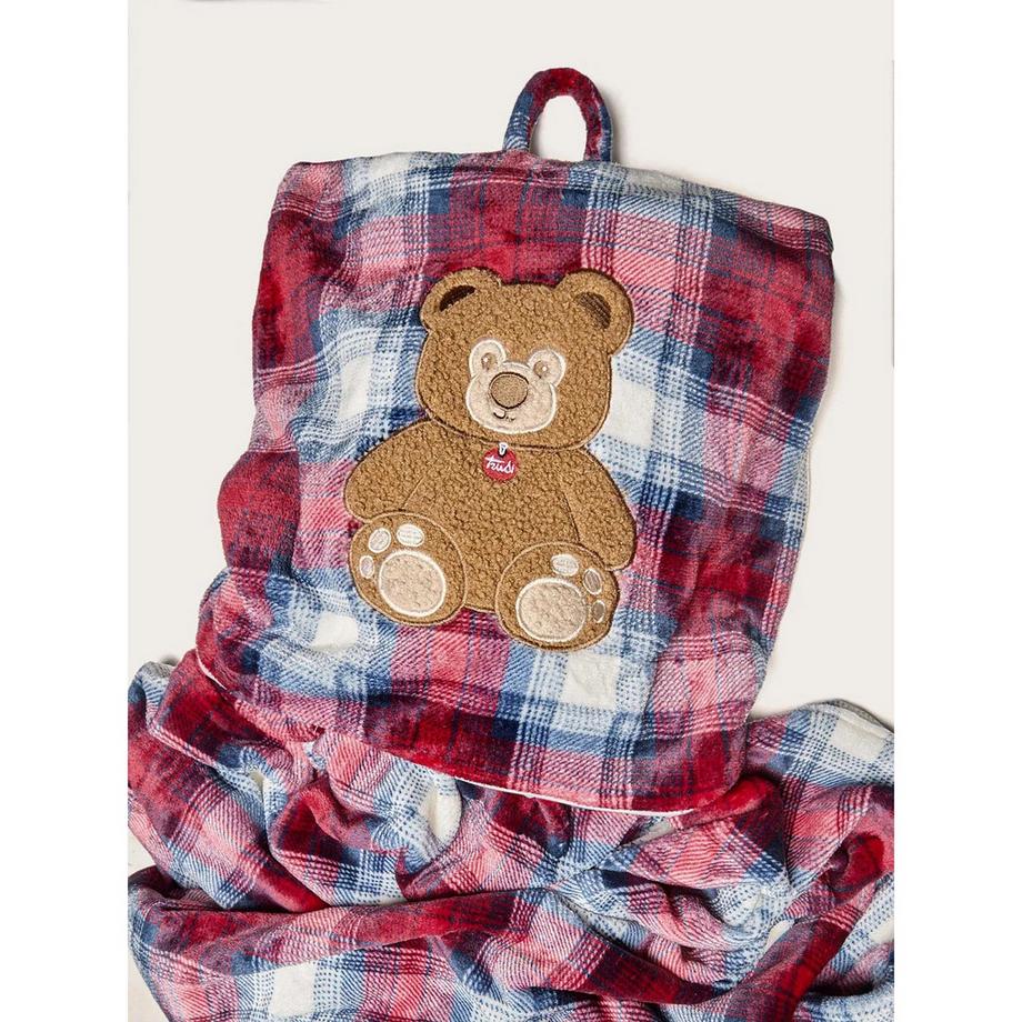 Yamamay Plaid Decke Teddybär Motiv  