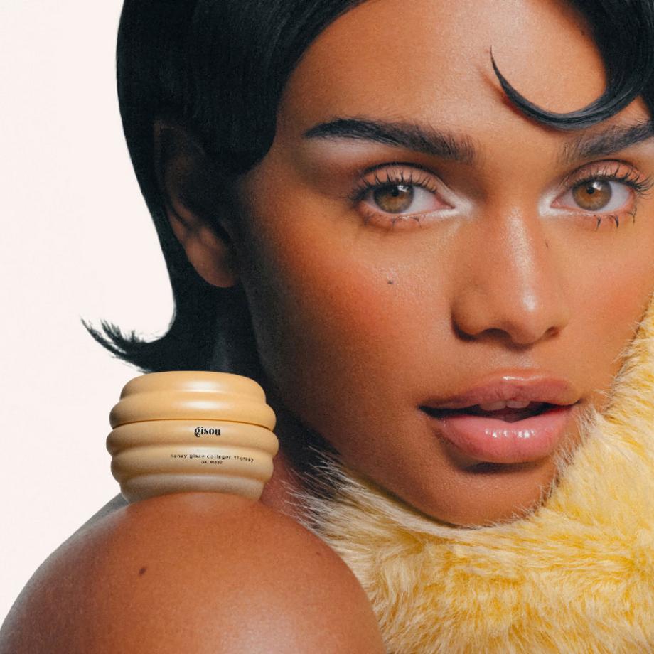 GISOU  Honey Glaze Collagen Therapy - Maschera labbra idratante al miele 