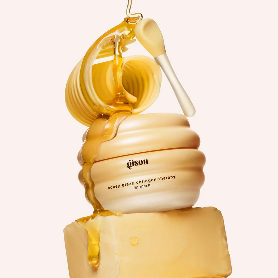 GISOU  Honey Glaze Collagen Therapy - Maschera labbra idratante al miele 