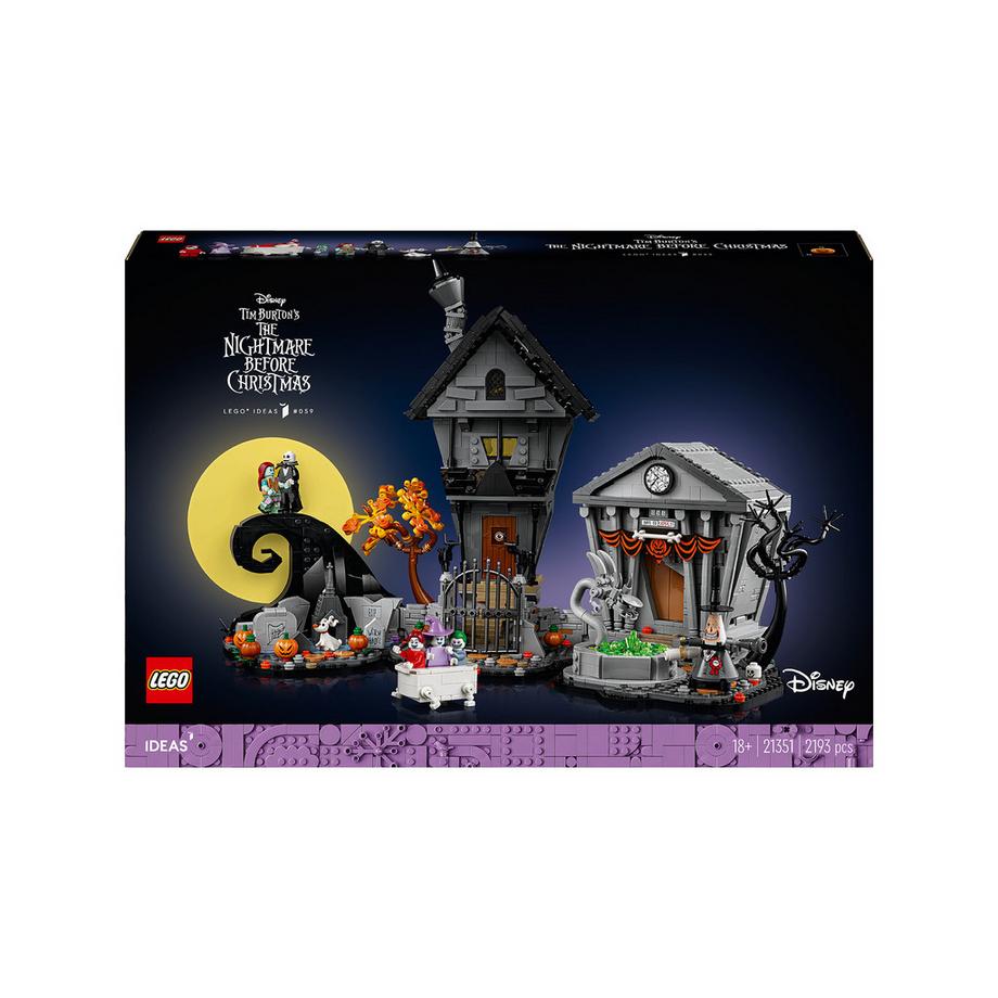 LEGO®  21351 Nightmare Before Christmas Disney di Tim Burton 