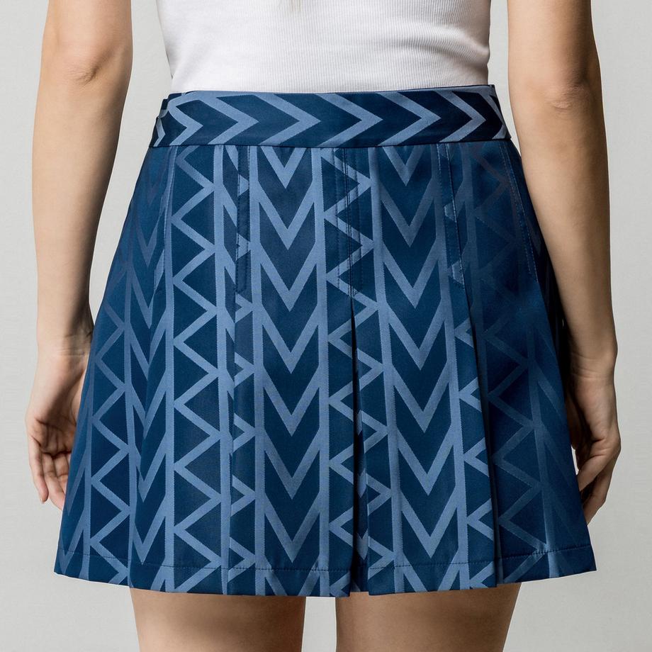 MICHAEL KORS Minigonna plissettata con motivo geometrico  