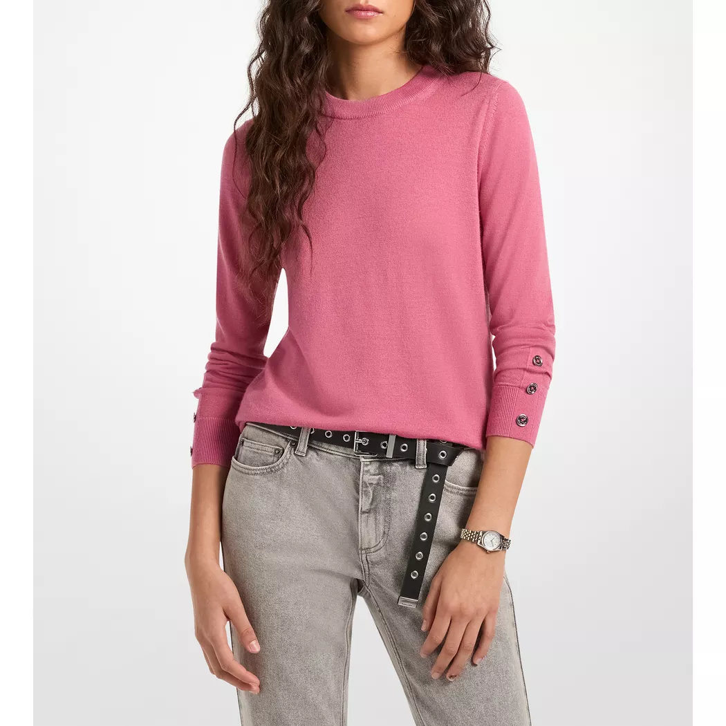Michael Kors - Pullover, für Damen, Rosa, Größe L