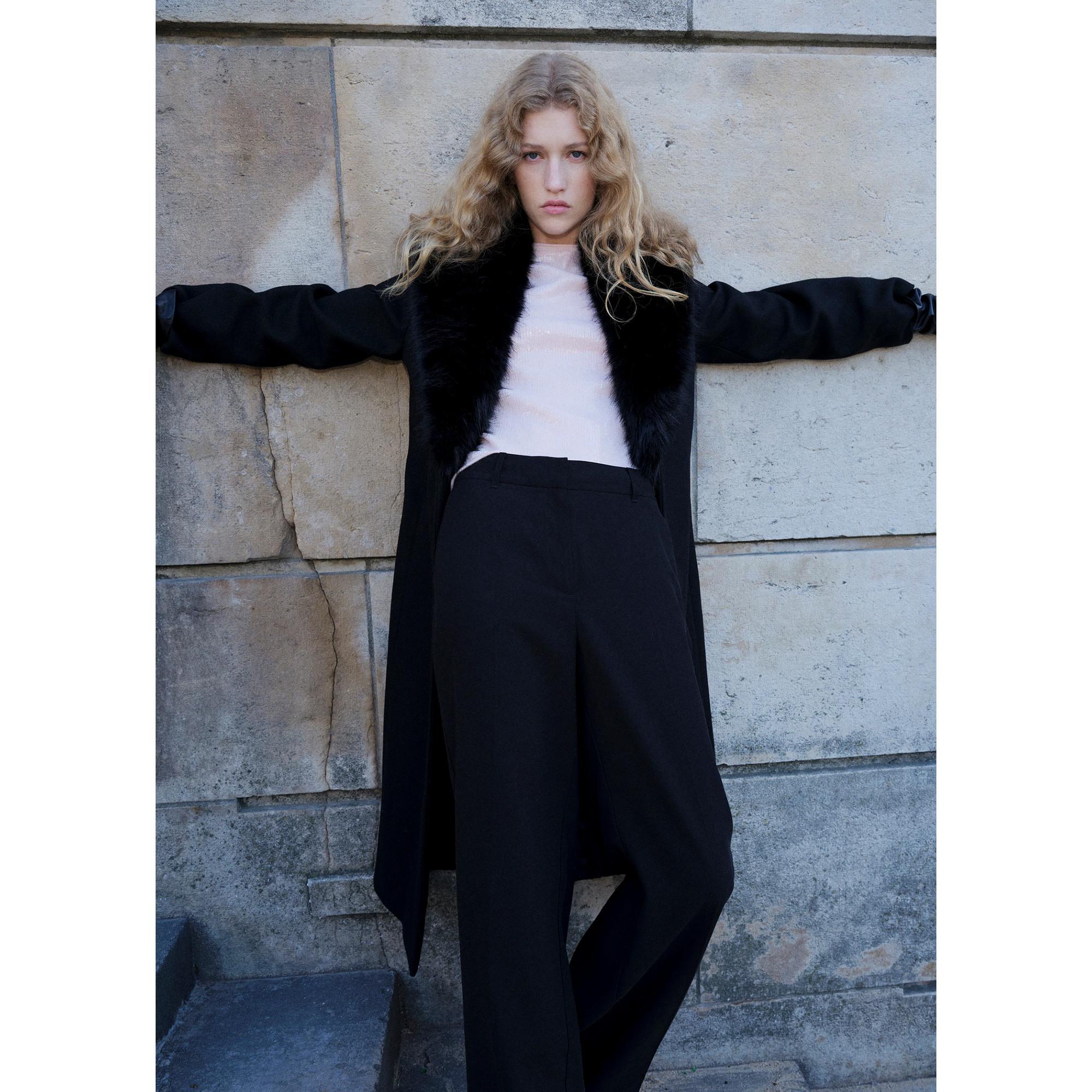 MANGO Spark Kurzarm Pailletten Pullover  