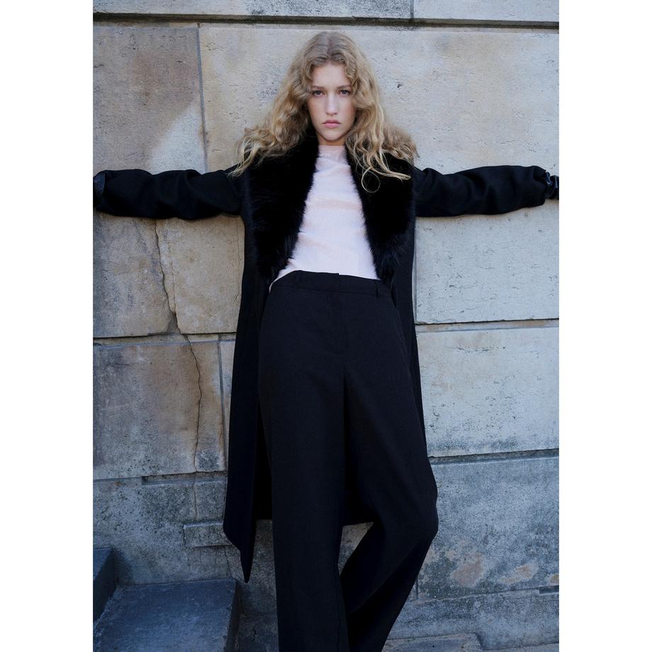 MANGO Spark Kurzarm Pailletten Pullover  