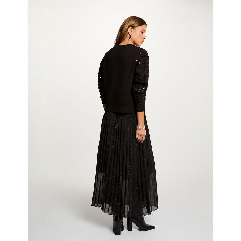 MORGAN Plissierter Maxirock  