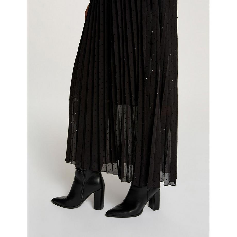 MORGAN Plissierter Maxirock  