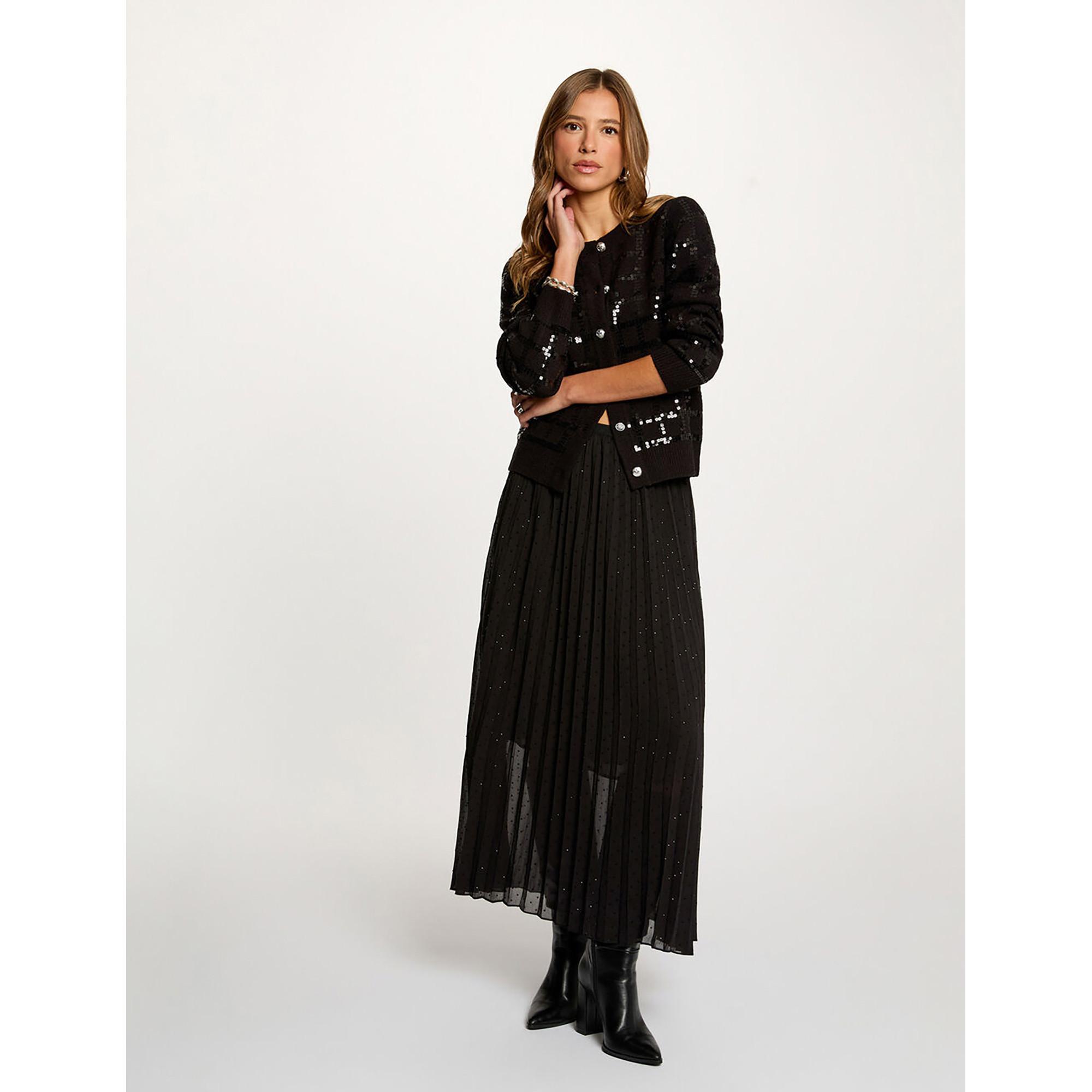 MORGAN Plissierter Maxirock  