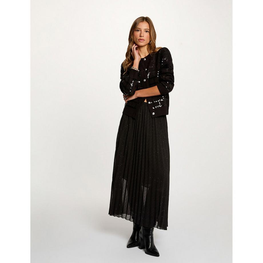 MORGAN Plissierter Maxirock  