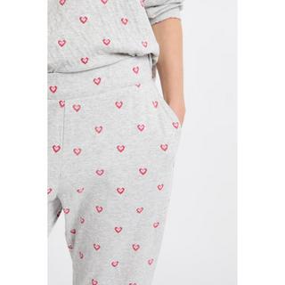 Etam Pantaloni Pigiama Lunghi con Stampa Cuori  