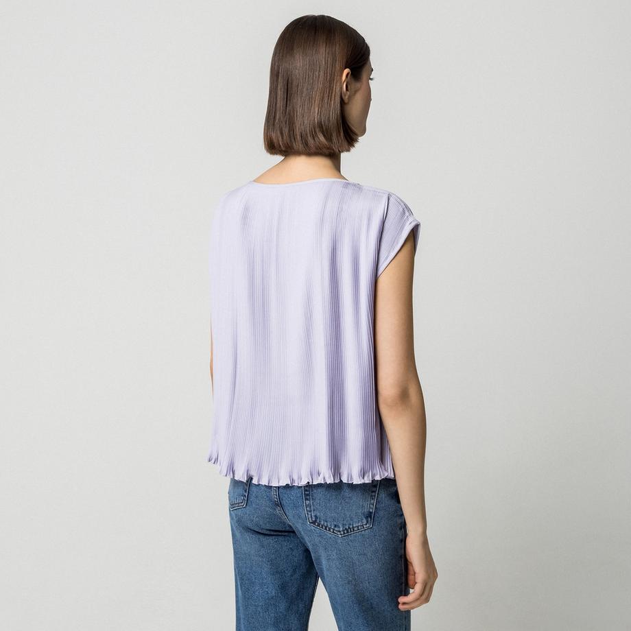 Manor Woman Camicetta plissettata  