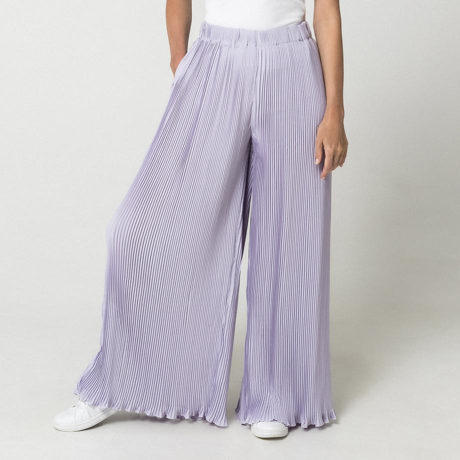Manor Woman Pantaloni a gamba larga plissettati  