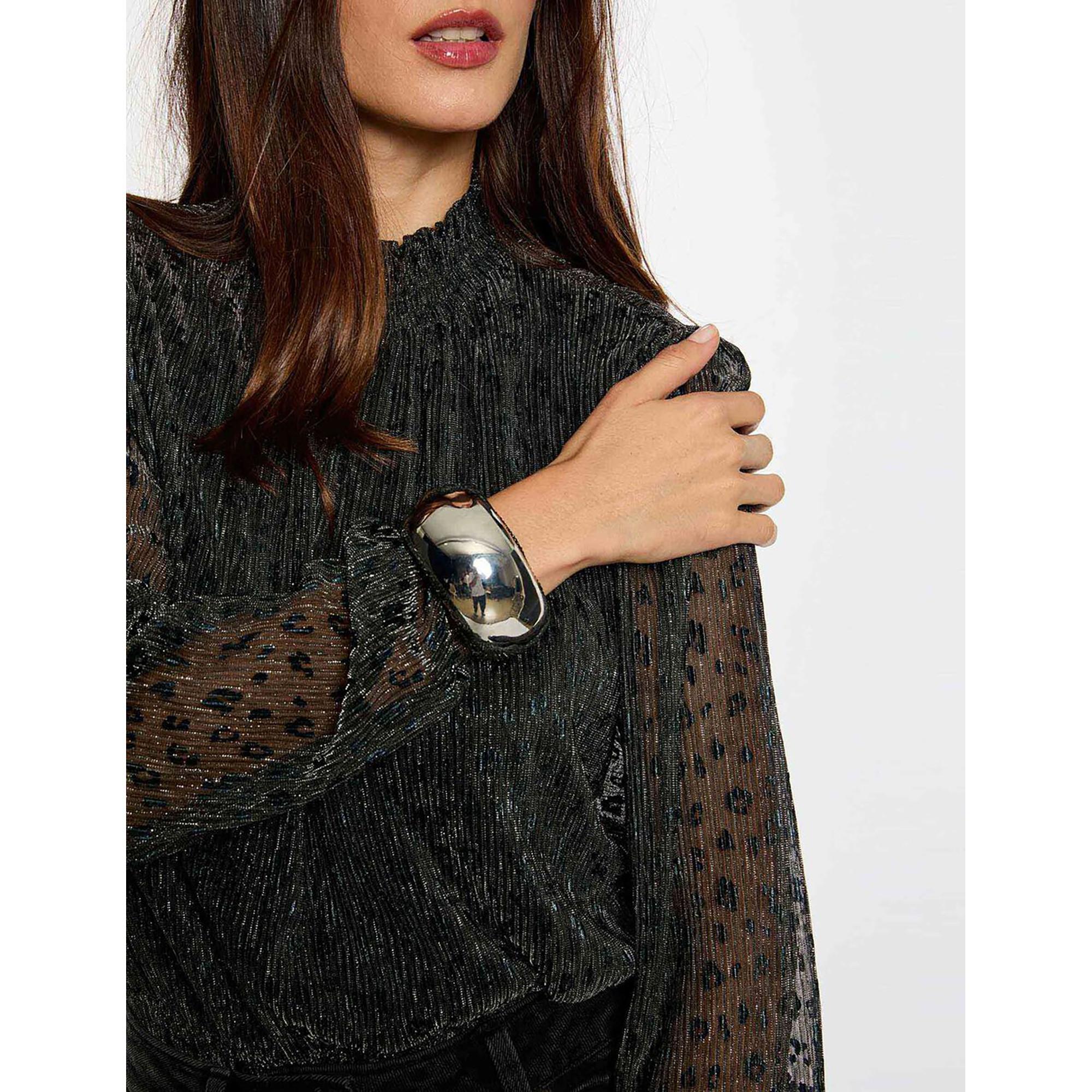 MORGAN T-shirt a collo alto a maniche lunghe  