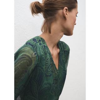 MANGO DIVINE Robe Chemise Imprimée Florale avec Ceinture  