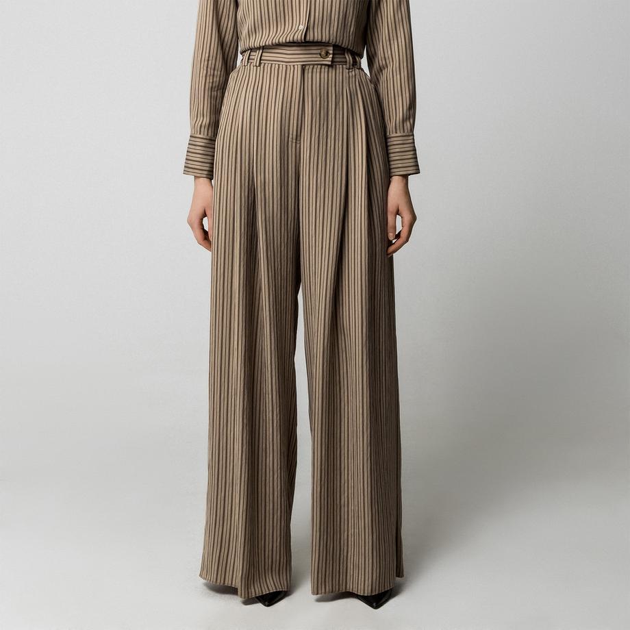 Marella MLLORDINE Pantalon large rayé  